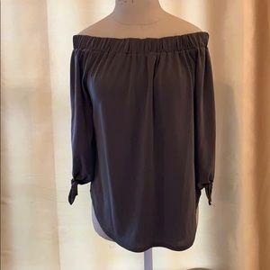 green off the shoulder top from francescas